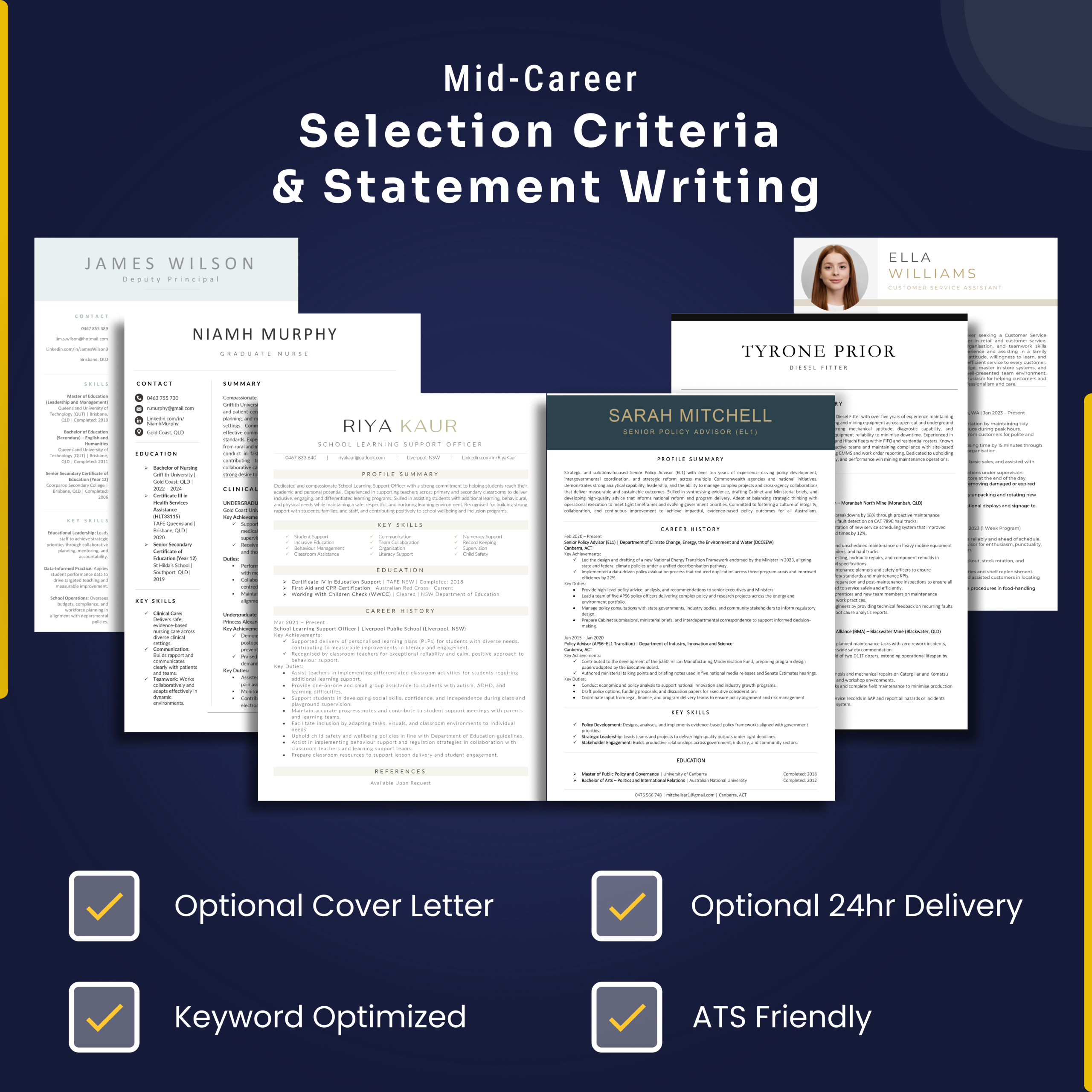 Mid-Career Selection Criteria & Statement Writing